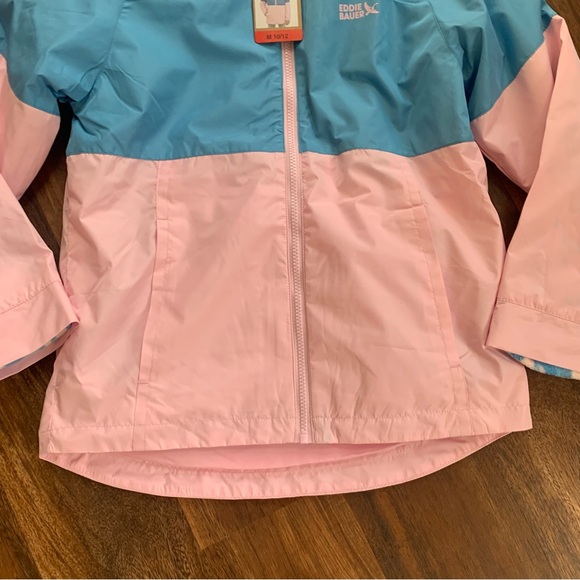 NWT Girl’s Eddie Bauer 3-in-1 Hooded Jacket Medium 10/12 - Picture 5 of 10